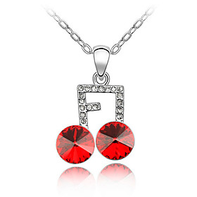Crystal Love the melody Necklace Crystal Love the melody Necklace