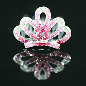 Gorgeous CZ Cubic Zirconia Wedding Flower Girl Tiara More Colors Available