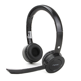 Rapoo H8000 Wireless USB Microphone Headphones (Black)