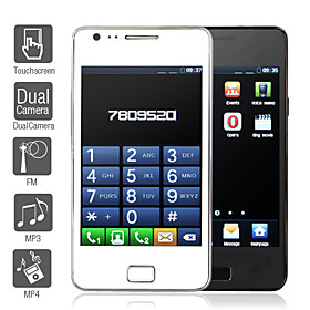I9100 - Dual SIM 4.0 Inch Touch Screen Cell Phone(Bluetooth, JAVA) I9100 - Dual SIM 4.0 Inch Touch Screen Cell Phone(Bluetooth, JAVA)