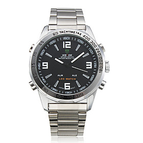 Analog – Digital Dual Display Black Dial Wrist Watch WH-1009 | 15.69 USD Analog – Digital Dual Display Black Dial Wrist Watch WH-1009 | 15.69 USD