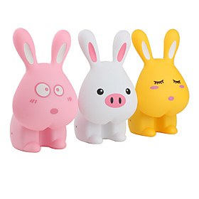 2-Mode Rabbit Shaped Energy-saving Table Lamp (Color Assorted)