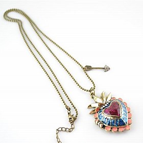 TS Heart Locket Necklace