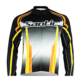 Santic - Men's Cycling Jacket  with 100% Polyster  Winter 2011 Black Color