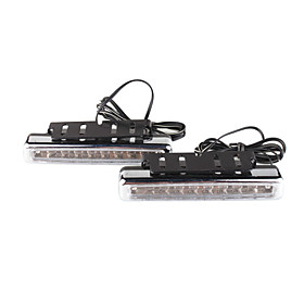 Car Daytime Running Light/Fog Light (2 PCS, 8 OVAL LED)