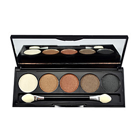 BOB 5 color eye shadow Palette with Free Brush (5#)