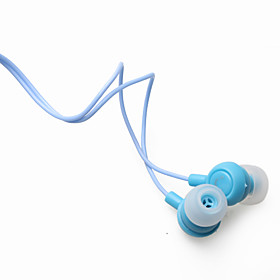 Smile Noise Isolation In-Ear Stereo Earphones(Bule 3.5mm Jack / 112cm Cable)