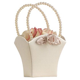 Ivory Flower Basket