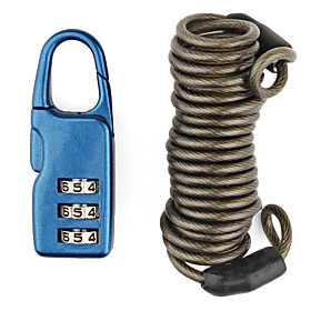 Fashionable 3-digit Combination Lock with Cord