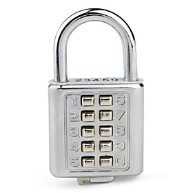 10-Digit Zinc Alloy Combination Lock