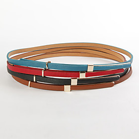 TS Buckle Printed Leather Belt