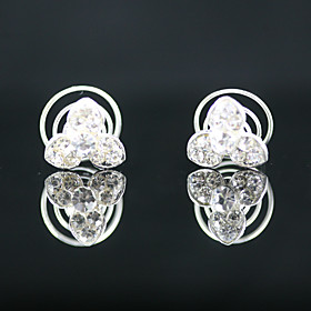 2 stuks prachtige strass bruids-pins speciale gelegenheid hoofddeksels