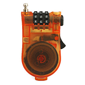 3-digit Luggage Lock with 1.1 Meter Retractable Cable