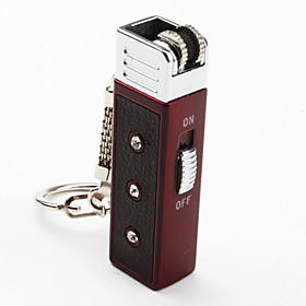 Vintage Metallic Lighter with Keychain (Color Assorted)