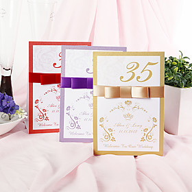 Fancy Blossoms Table Number Card (Set of 10)