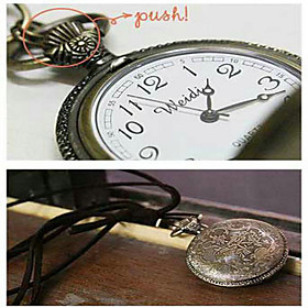 Pendant Watch Sweater Necklace