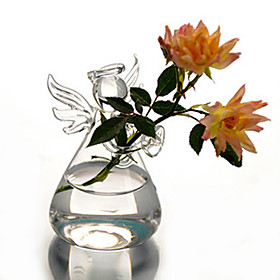 Glass Angel Vase