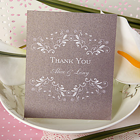 Thank You Card - Simple Vintage (set of 50)