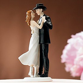 A Sweet Western Embrace Cake Topper