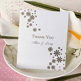 Thank You Card - Cute Floret (set of 50)