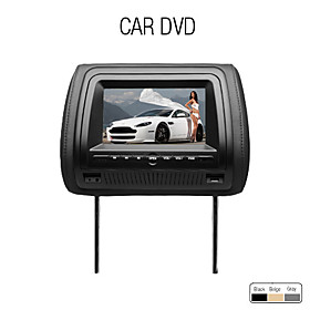 7 Inch Digital Screen Car Headrest DVD Player (FM Transmitter, USB/SD, Game)
