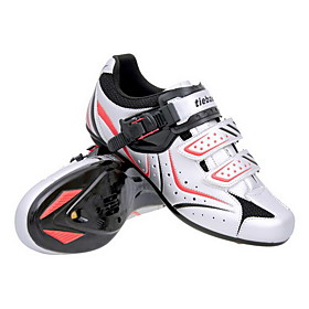 Cycling Road SPD Shoes With Fiberglass Sole And PU Leather Upper Can Compatibility SPD,Look,SPD-R,SPD-SL