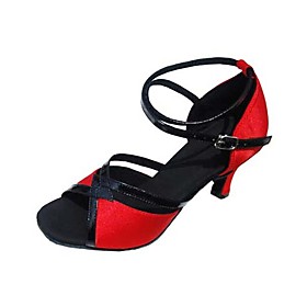 Customize Performance Dance Shoes Satin Upper Latin Shoes for Women