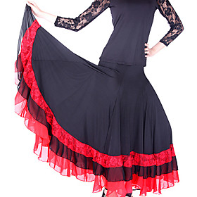 Dancewear Viscose/ Chiffon Performance Skirts For Ladies Dancewear Viscose/ Chiffon Performance Skirts For Ladies