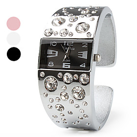 Alloy Band Quartz Bracelet Watch For Women
