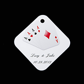Personalized square tags - Playing Card (set of 36) Personalized square tags - Playing Card (set of 36)