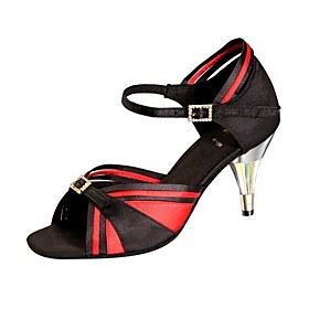 Customize Performance Dance Shoes Satin Upper Latin Shoes for Women