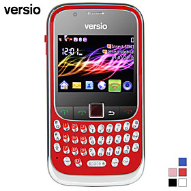 Versio Sunrise - Dual SIM 2.2 Inch Qwerty Keyboard Cell Phone (WiFi, Dual Camera)