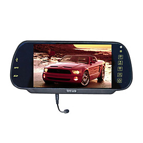 7 Inch TFT-LCD Car Rearview Monitor (MP5, Bluetooth, FM Transmitter, USB/SD)