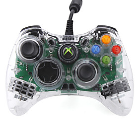USB Wired Afterglow Controller for Xbox 360, Slim and PC (Transparent)