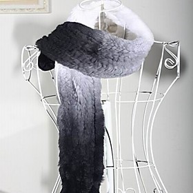TS Braided Rabbit Fur Scarf (More Colors)
