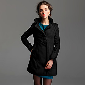 TS Stand Collar Pea Coat