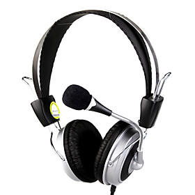 3.5mm Stereo MJ-600MV Over-ear Headphone with Microphone