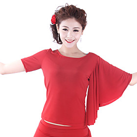 Dancewear Viscose Performance Tops For Ladies More Colors