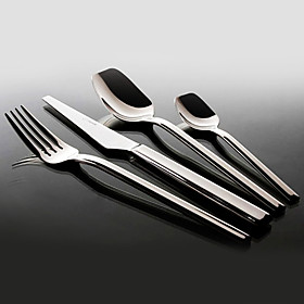 4-Piece Simplicity Stainless Steel Flatware Set