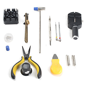 22pcs Watch Repair Tool Kit with Watch Case Opener
