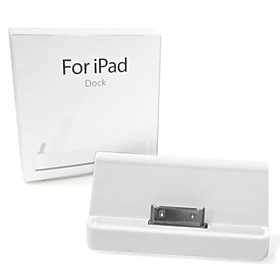 Sync and Charging Docking Station with 3.5mm Audio Line-out for Apple iPad (White)