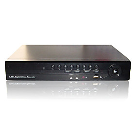 4-Channel DVR (Support SATA HDD, NET Remote Access, Motion-Activated Recording)