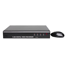 4 Channel D1 DVR (H.264 Compression   Dual-Stream Transmission)