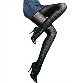 TS Striped Slimming Pantyhose