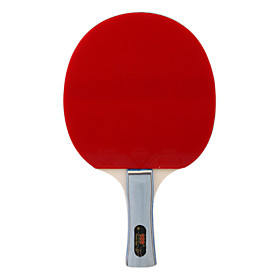 Red Black Double Rubber Face Sideward's Ping Pong Table Tennis Bat