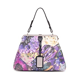 TS Floral Sequin Snap Tote Bag (More Colors)(33cm 24cm 9cm)