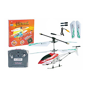RC Helicopter Remote Control Mini Radio Control Radio Control Helicopters RC Toys (Red)(YX02628R)