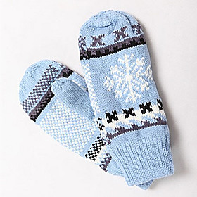 TS Old Fashion Snow Flake Mittens