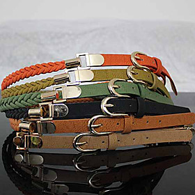 TS Braided Section Skinny Belt