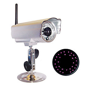 Waterproof All Metal Outdoor IP Wireless Camera, 24 IR Night Vision LED